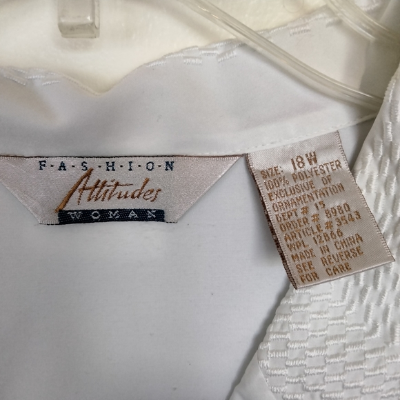 Style Studio Trio Animal Print Vest Skirt Blouse Ensemble Sz. 1X Y2K Boho USA - Picture 8 of 16